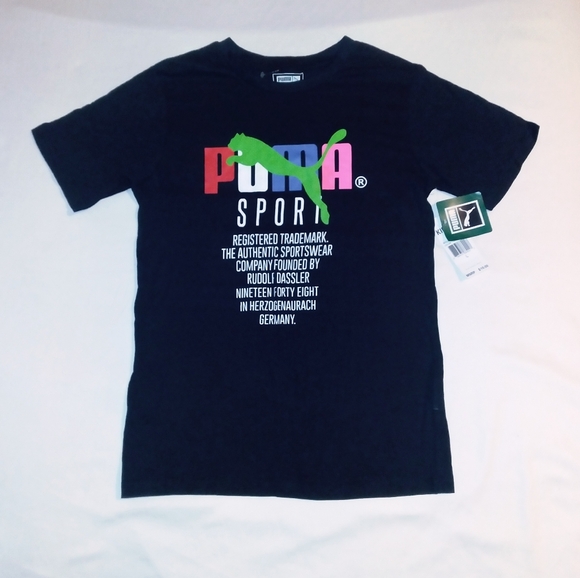 Puma Boys Youth 2pc Jogger Bottoms & Tee Set - Large - Picture 2 of 5